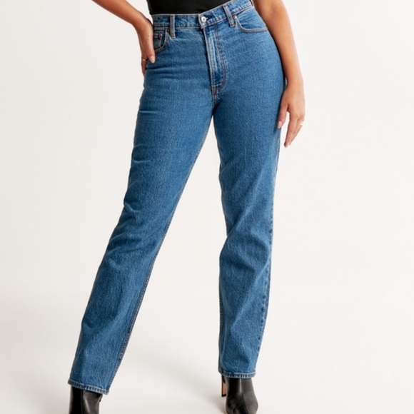 Abercrombie 90s straight ultra high rise jeans - Picture 4 of 6